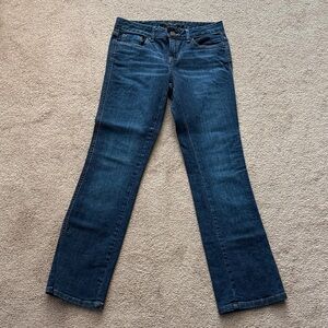 Calvin Klein Jeans Dark Blue Lean Boot Cut with Decorative Back Pockets